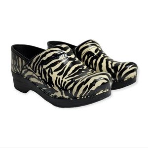 Dansko Zebra Clogs